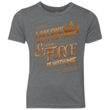 T-Shirts Premium Heather / YXS I Am One With The Force Youth Triblend T-Shirt
