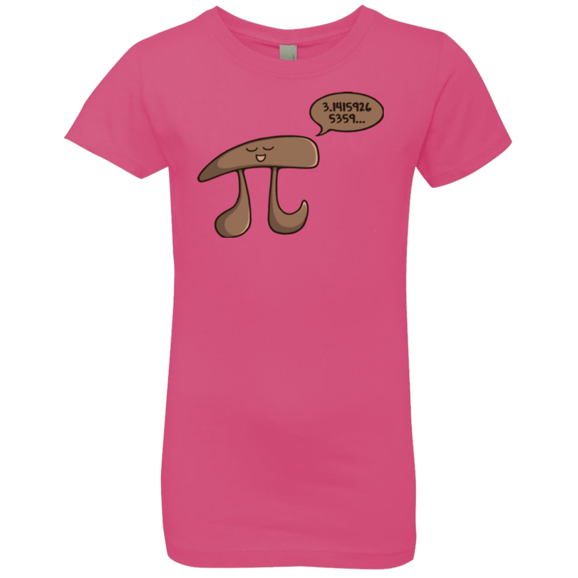 T-Shirts Hot Pink / YXS I am Pi Girls Premium T-Shirt