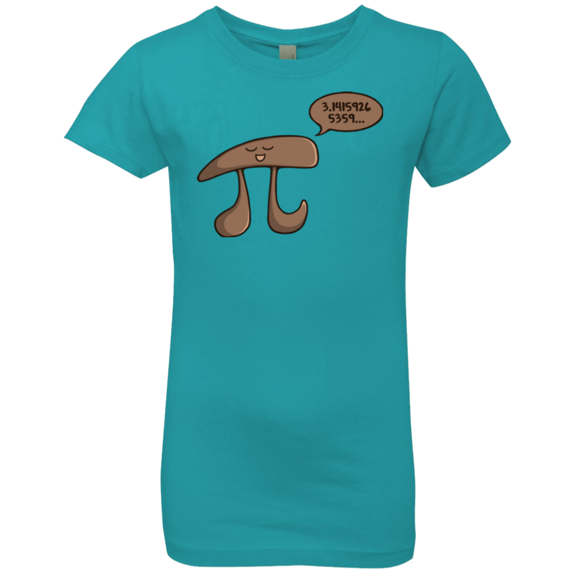 T-Shirts Tahiti Blue / YXS I am Pi Girls Premium T-Shirt