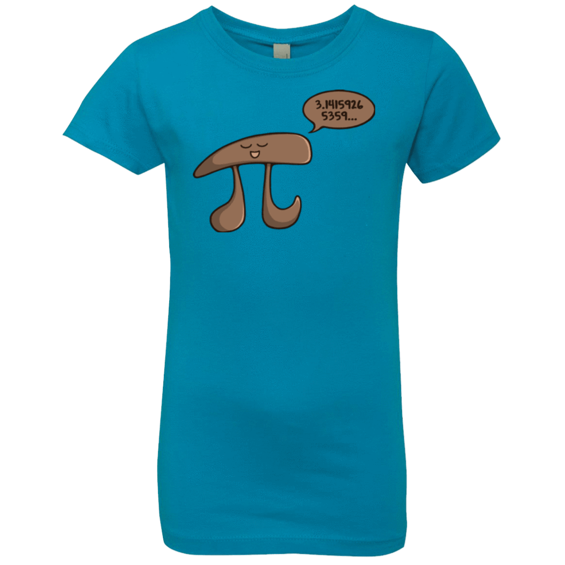 T-Shirts Turquoise / YXS I am Pi Girls Premium T-Shirt