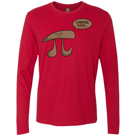 T-Shirts Red / Small I am Pi Men's Premium Long Sleeve