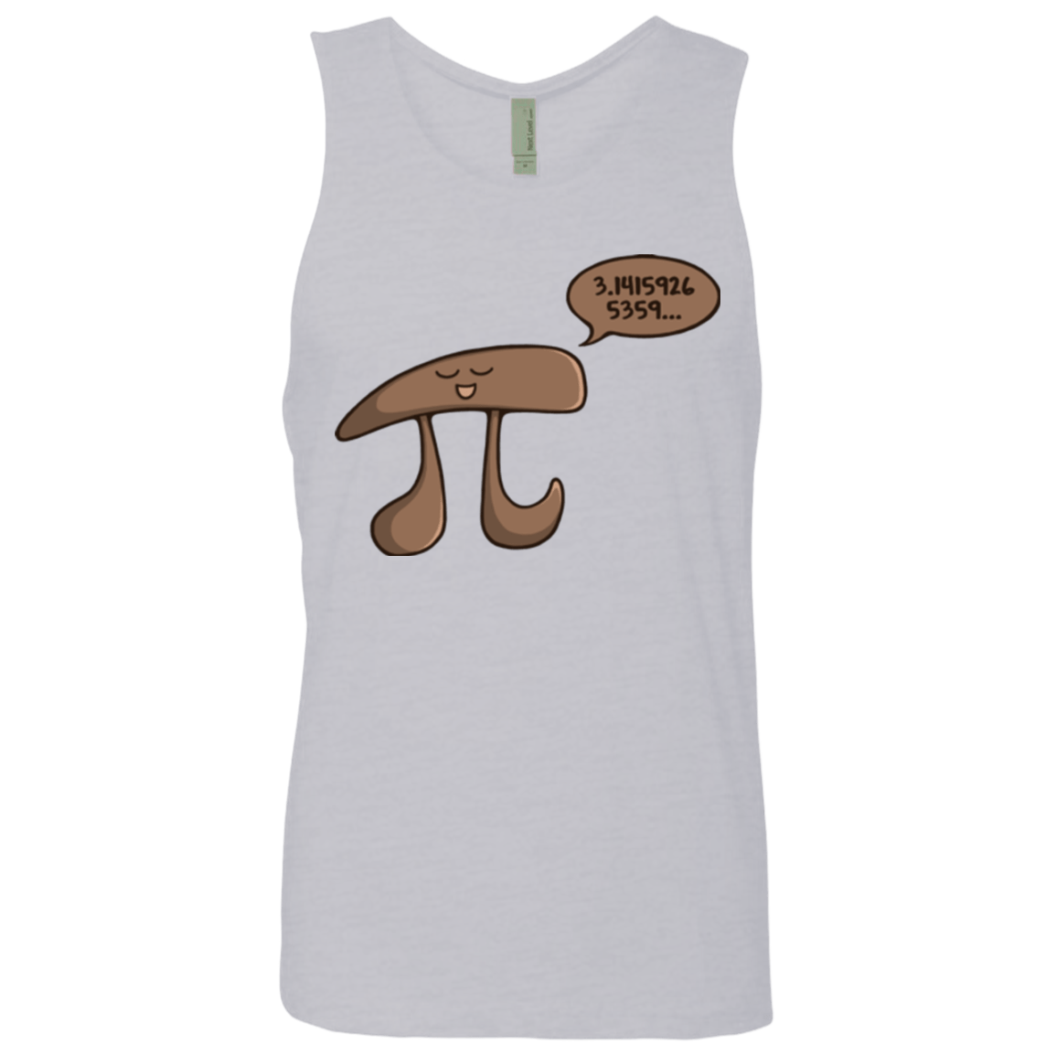 T-Shirts Heather Grey / Small I am Pi Men's Premium Tank Top