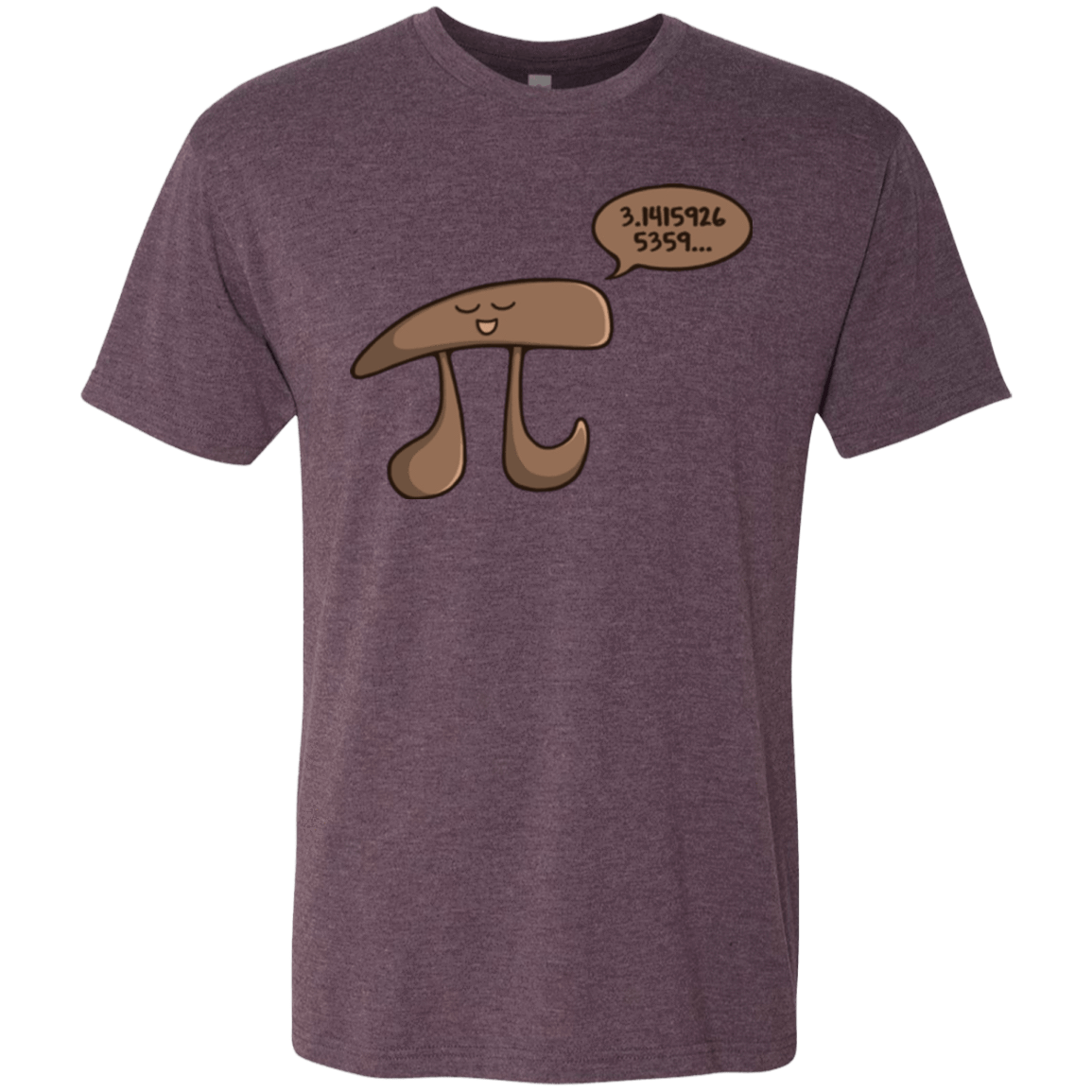 T-Shirts Vintage Purple / Small I am Pi Men's Triblend T-Shirt