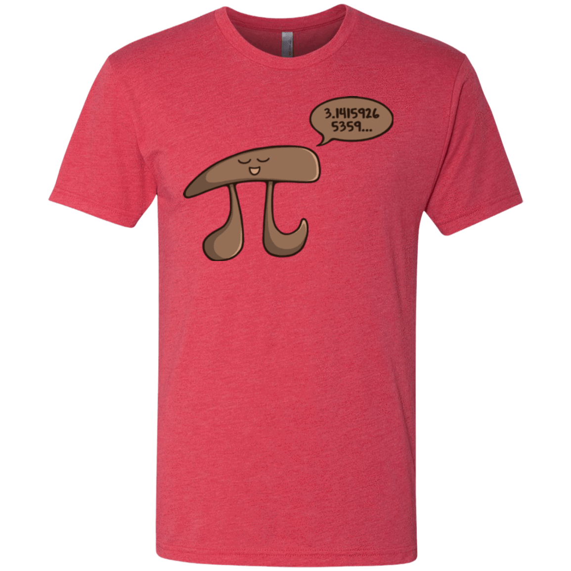 T-Shirts Vintage Red / Small I am Pi Men's Triblend T-Shirt