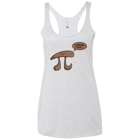 T-Shirts Heather White / X-Small I am Pi Women's Triblend Racerback Tank