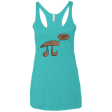 T-Shirts Tahiti Blue / X-Small I am Pi Women's Triblend Racerback Tank