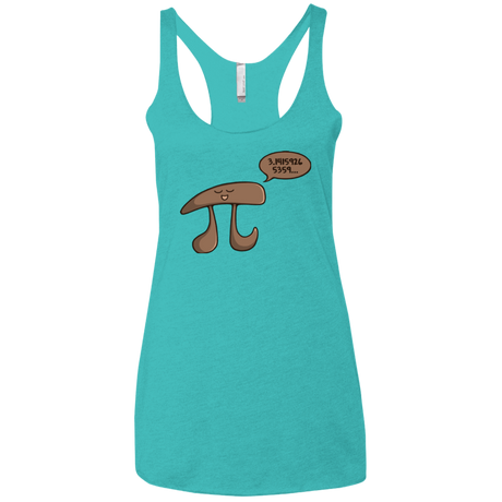 T-Shirts Tahiti Blue / X-Small I am Pi Women's Triblend Racerback Tank