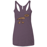 T-Shirts Vintage Purple / X-Small I am Pi Women's Triblend Racerback Tank