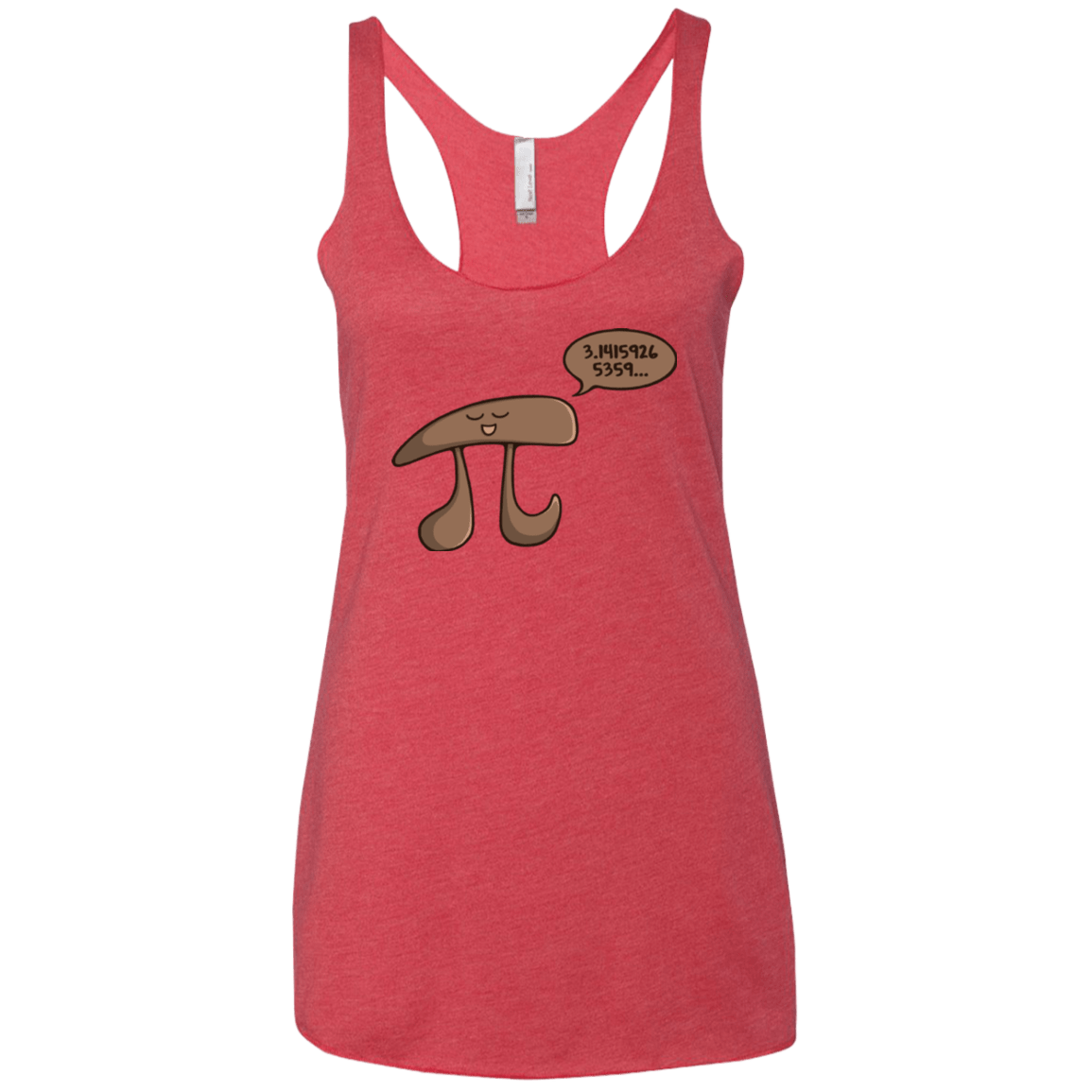 T-Shirts Vintage Red / X-Small I am Pi Women's Triblend Racerback Tank