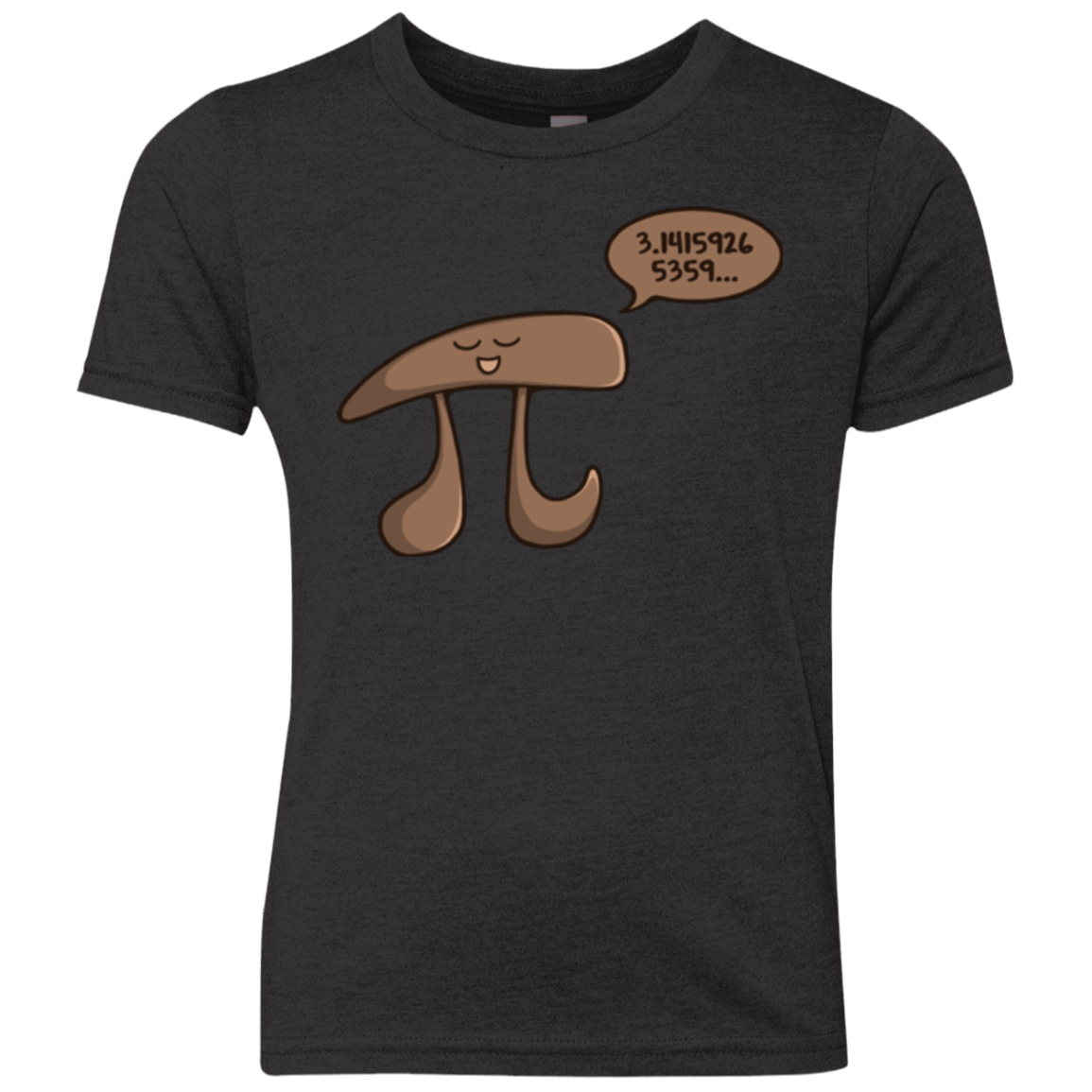 T-Shirts Vintage Black / YXS I am Pi Youth Triblend T-Shirt