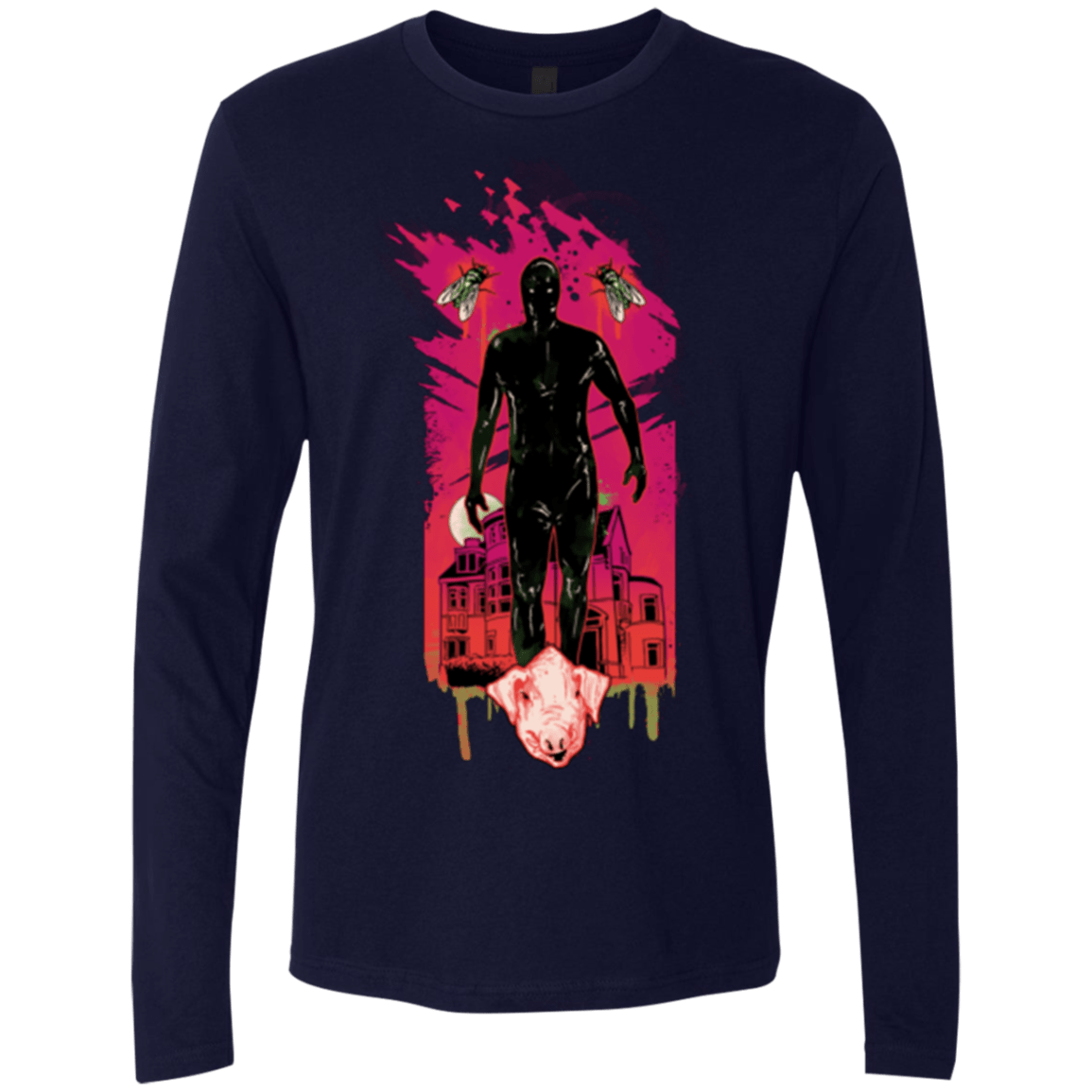 T-Shirts Midnight Navy / Small I Am Rubber Men's Premium Long Sleeve