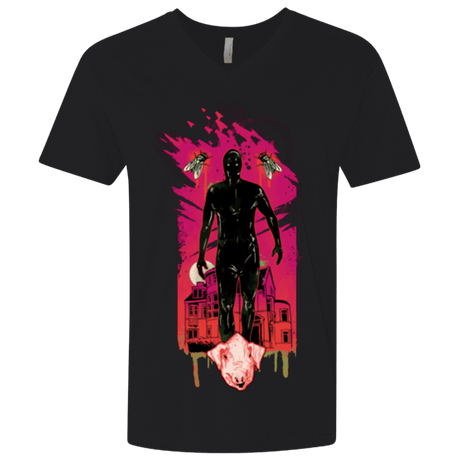 T-Shirts Black / X-Small I Am Rubber Men's Premium V-Neck