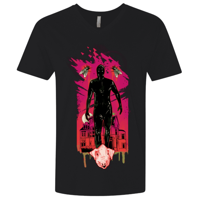 T-Shirts Black / X-Small I Am Rubber Men's Premium V-Neck