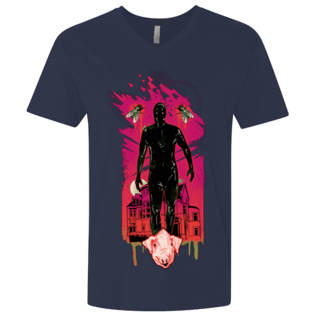 T-Shirts Midnight Navy / X-Small I Am Rubber Men's Premium V-Neck