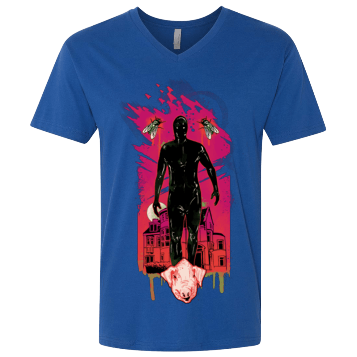 T-Shirts Royal / X-Small I Am Rubber Men's Premium V-Neck