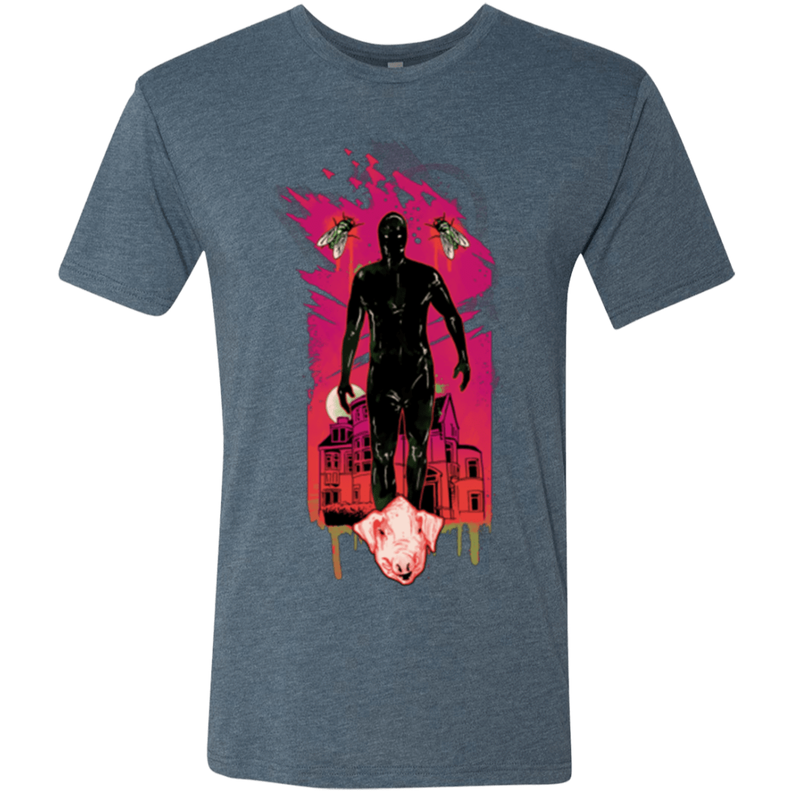 T-Shirts Indigo / Small I Am Rubber Men's Triblend T-Shirt