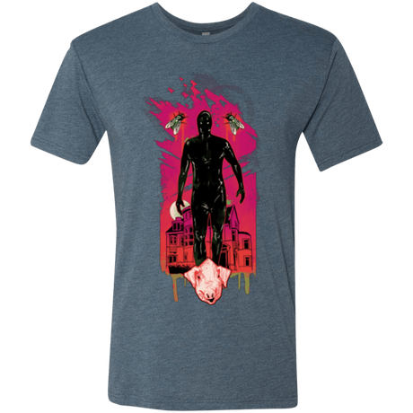 T-Shirts Indigo / Small I Am Rubber Men's Triblend T-Shirt