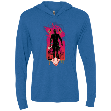 T-Shirts Vintage Royal / X-Small I Am Rubber Triblend Long Sleeve Hoodie Tee