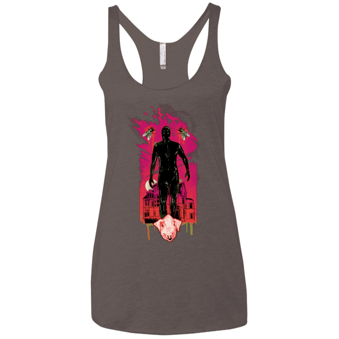 T-Shirts Macchiato / X-Small I Am Rubber Women's Triblend Racerback Tank