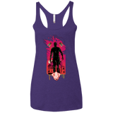 T-Shirts Purple / X-Small I Am Rubber Women's Triblend Racerback Tank