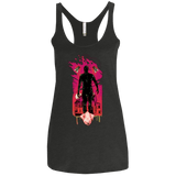 T-Shirts Vintage Black / X-Small I Am Rubber Women's Triblend Racerback Tank