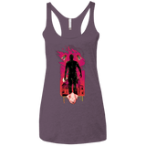 T-Shirts Vintage Purple / X-Small I Am Rubber Women's Triblend Racerback Tank