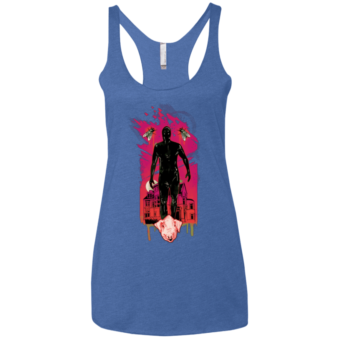 T-Shirts Vintage Royal / X-Small I Am Rubber Women's Triblend Racerback Tank