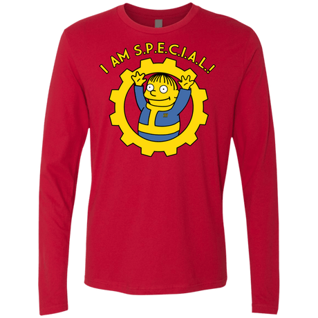 T-Shirts Red / Small I am special Men's Premium Long Sleeve