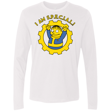 T-Shirts White / Small I am special Men's Premium Long Sleeve