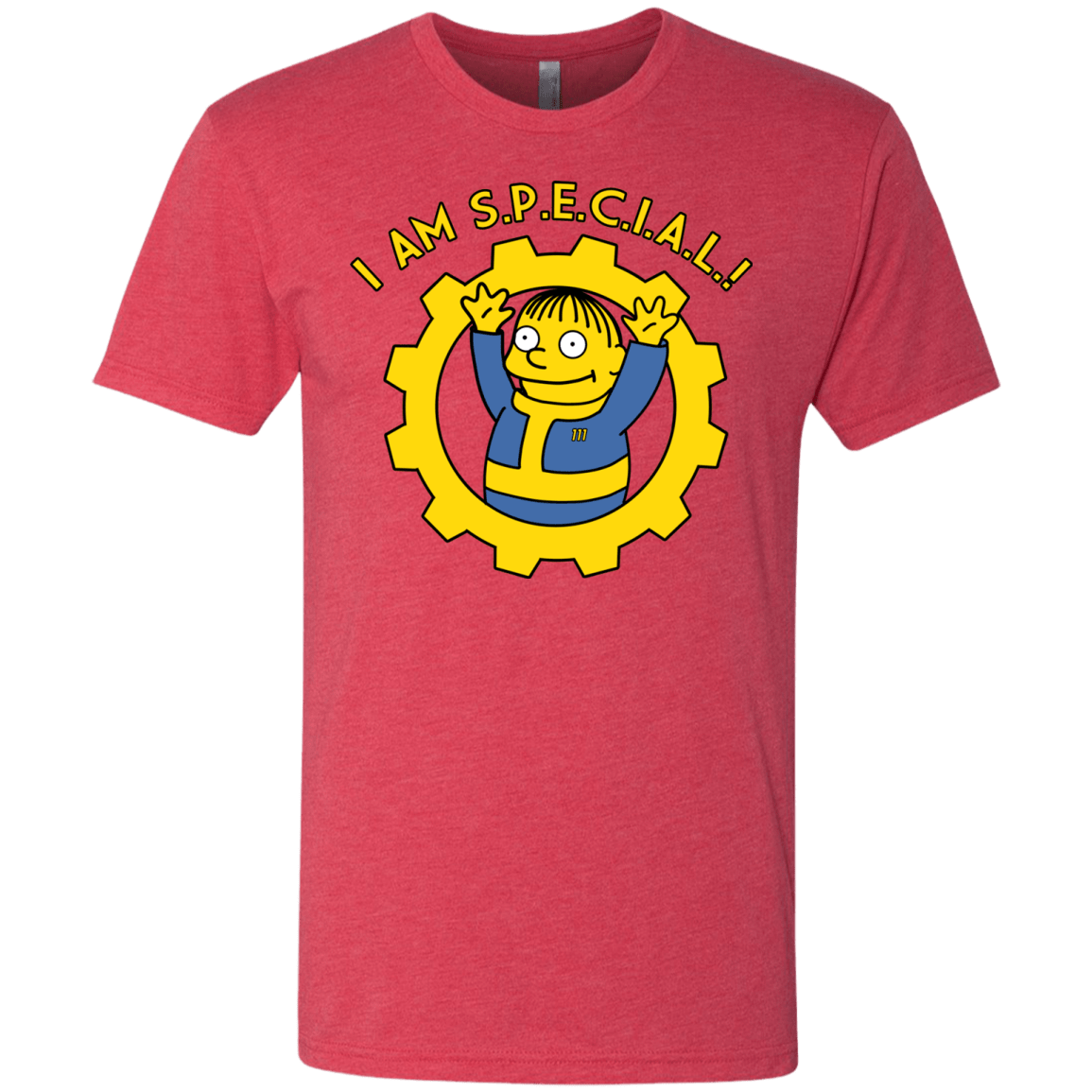 T-Shirts Vintage Red / Small I am special Men's Triblend T-Shirt