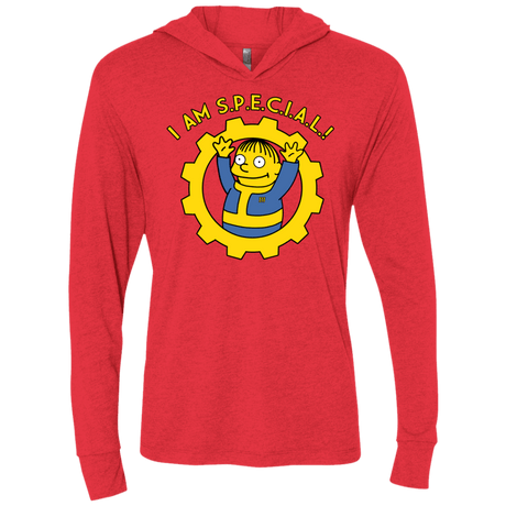 T-Shirts Vintage Red / X-Small I am special Triblend Long Sleeve Hoodie Tee
