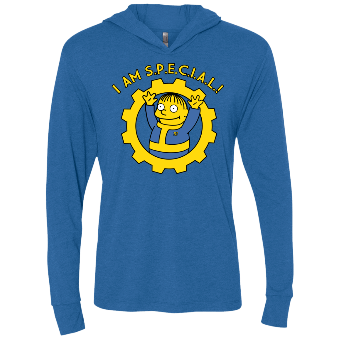 T-Shirts Vintage Royal / X-Small I am special Triblend Long Sleeve Hoodie Tee