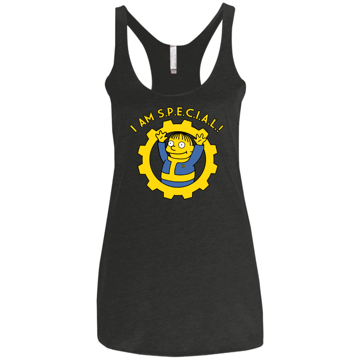 T-Shirts Vintage Black / X-Small I am special Women's Triblend Racerback Tank