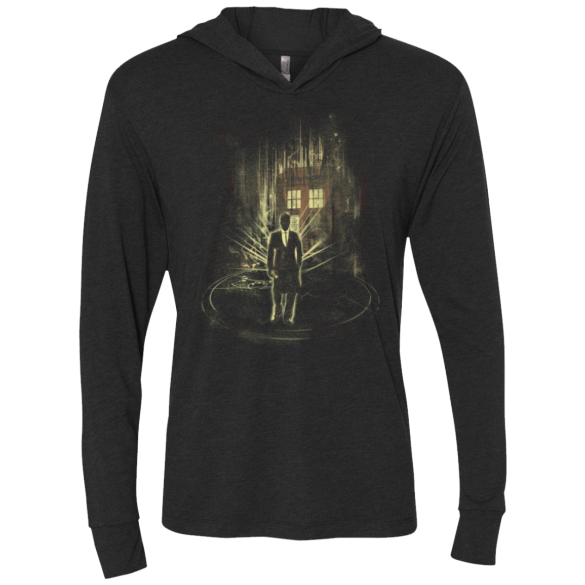 T-Shirts Vintage Black / X-Small I Am The Doctor Triblend Long Sleeve Hoodie Tee