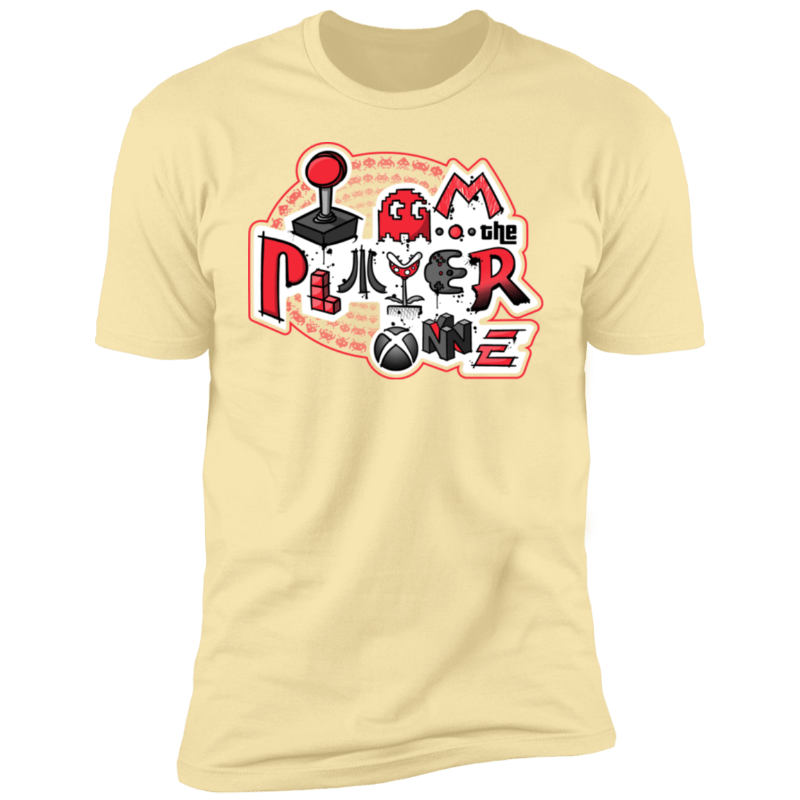 T-Shirts Banana Cream / S I Am The Player One Men's Premium T-Shirt