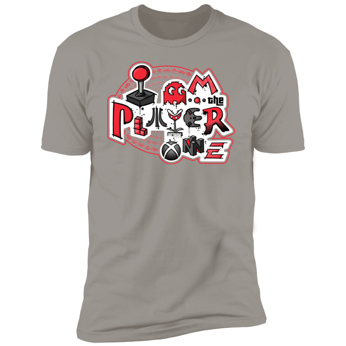 T-Shirts Light Grey / S I Am The Player One Men's Premium T-Shirt