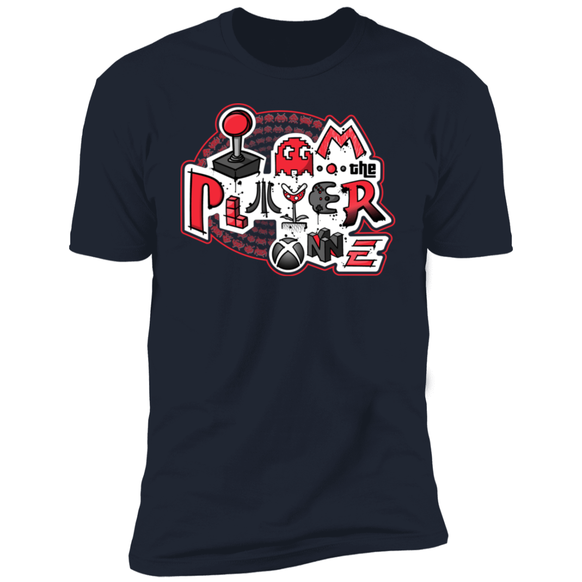 T-Shirts Midnight Navy / S I Am The Player One Men's Premium T-Shirt