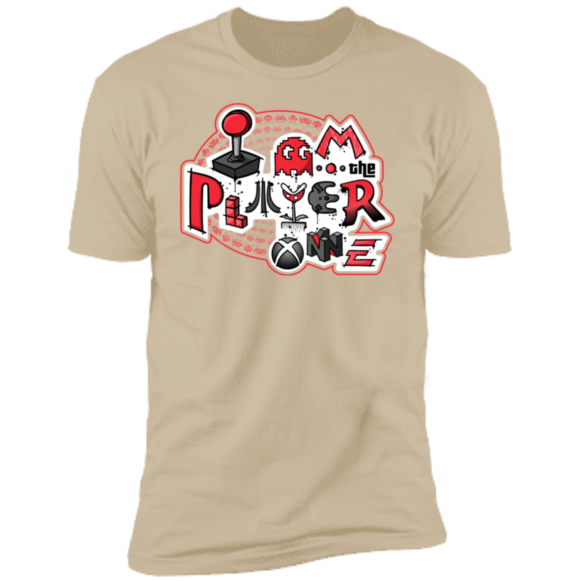 T-Shirts Sand / S I Am The Player One Men's Premium T-Shirt