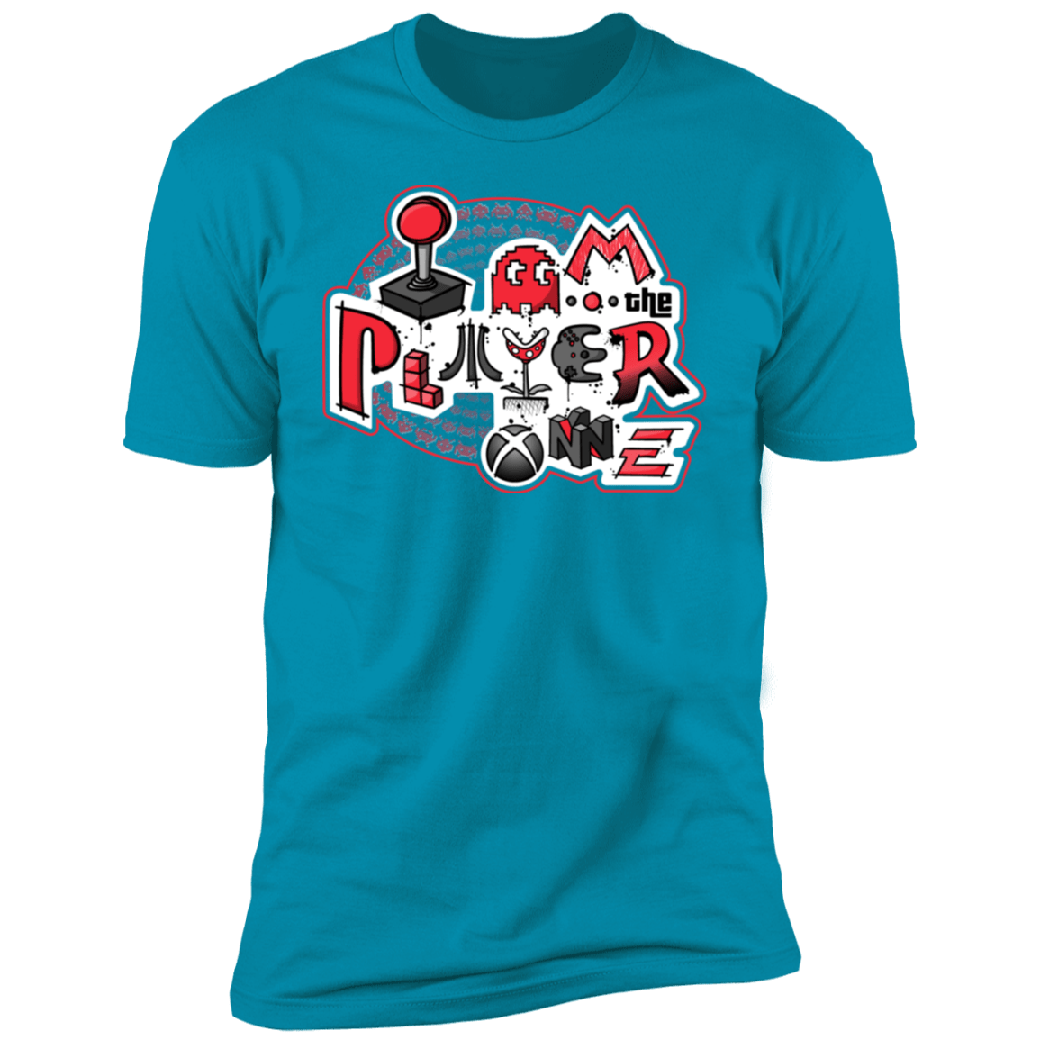 T-Shirts Turquoise / S I Am The Player One Men's Premium T-Shirt