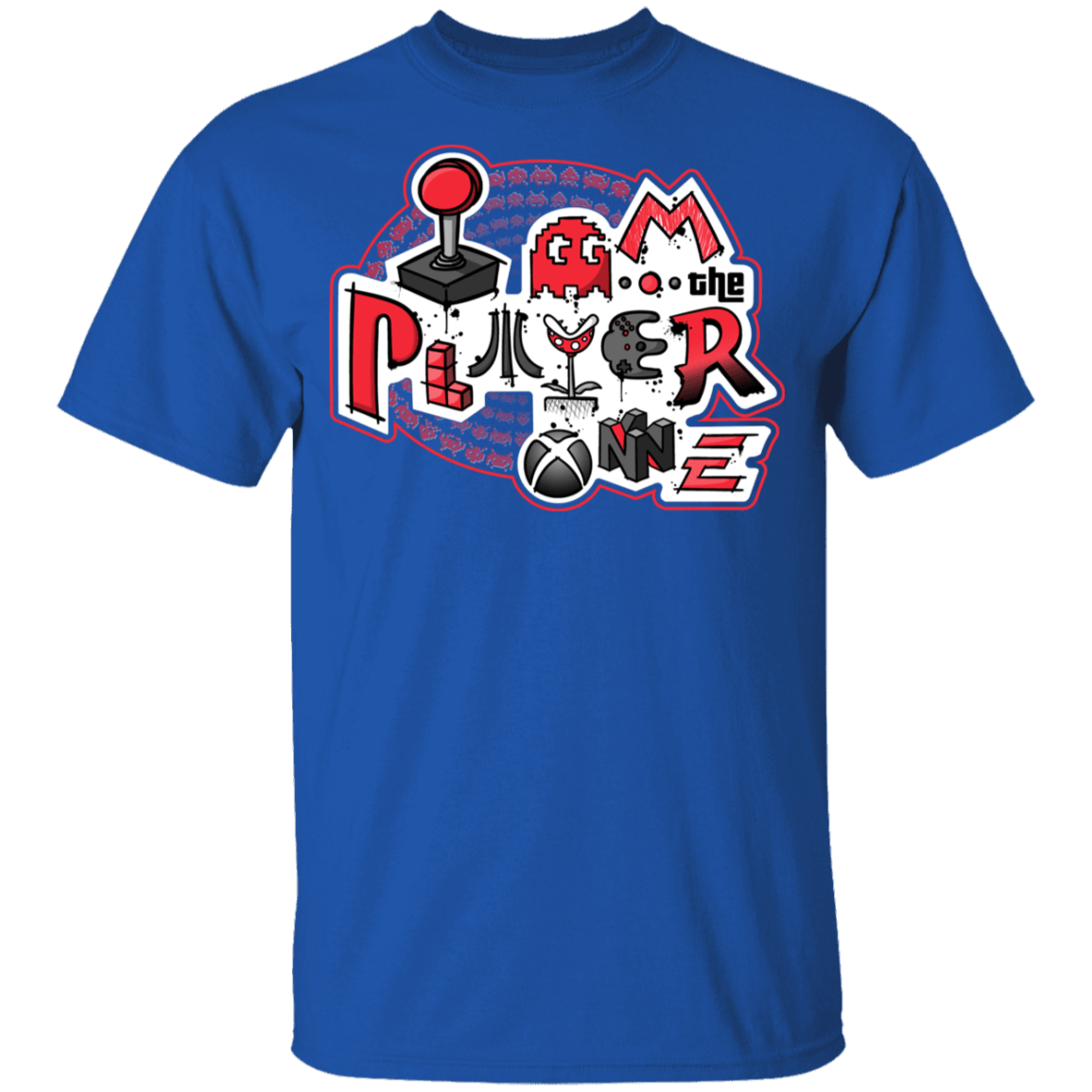 T-Shirts Royal / YXS I Am The Player One Youth T-Shirt