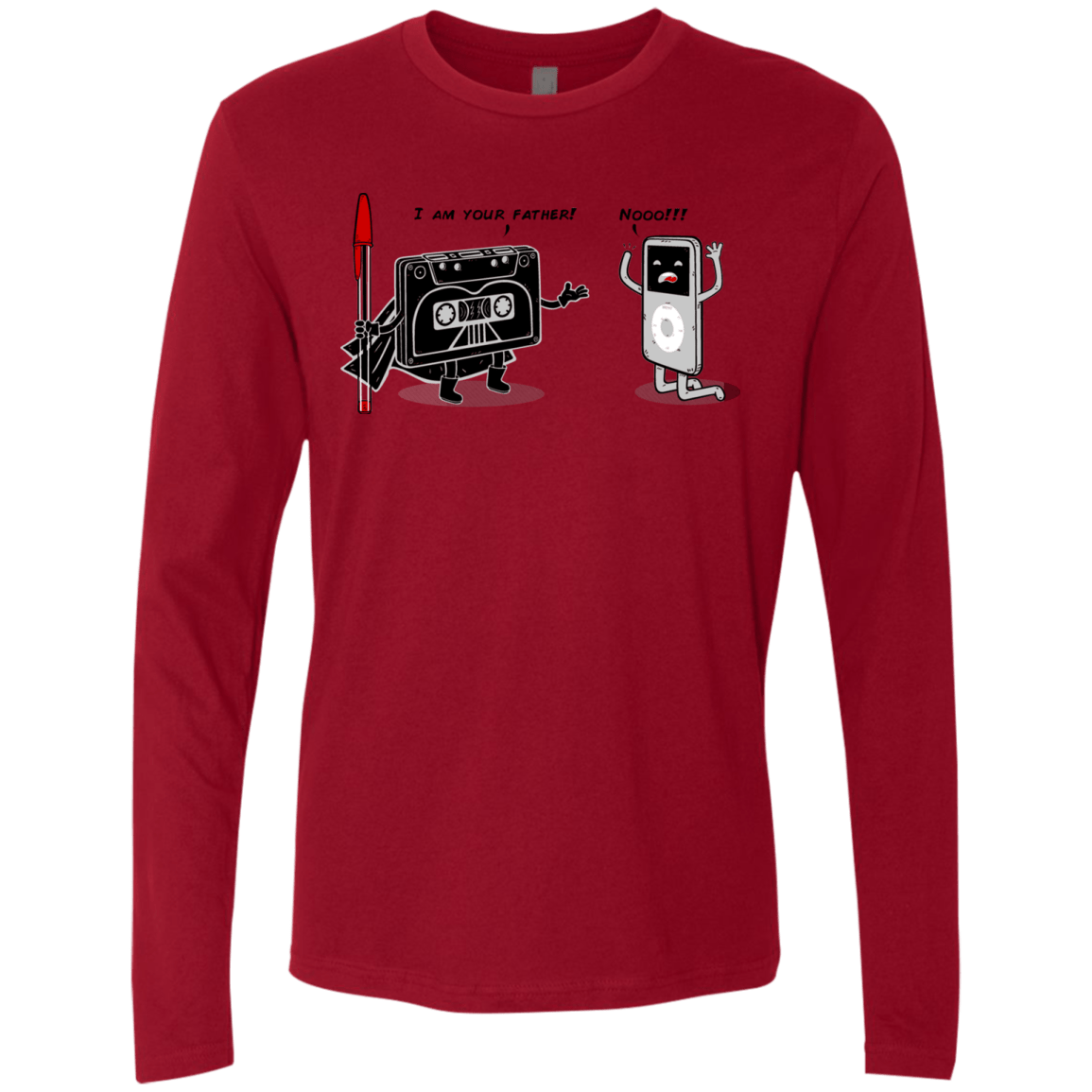 T-Shirts Cardinal / Small I Am Your Father Men's Premium Long Sleeve