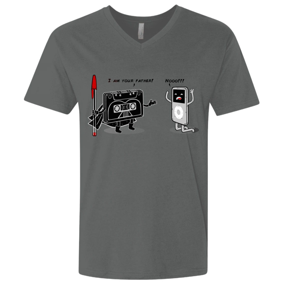 T-Shirts Heavy Metal / X-Small I Am Your Father Men's Premium V-Neck