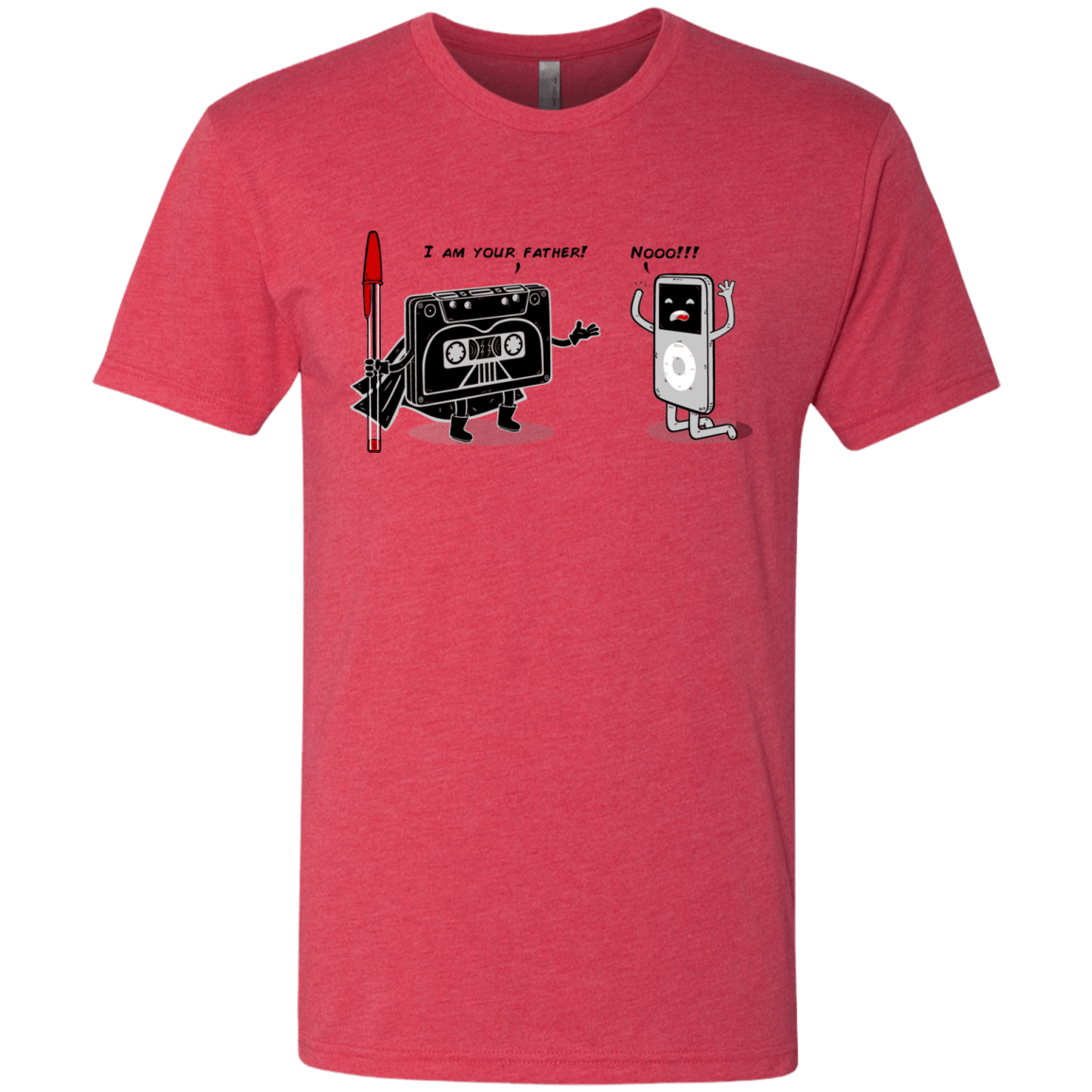 T-Shirts Vintage Red / Small I Am Your Father Men's Triblend T-Shirt