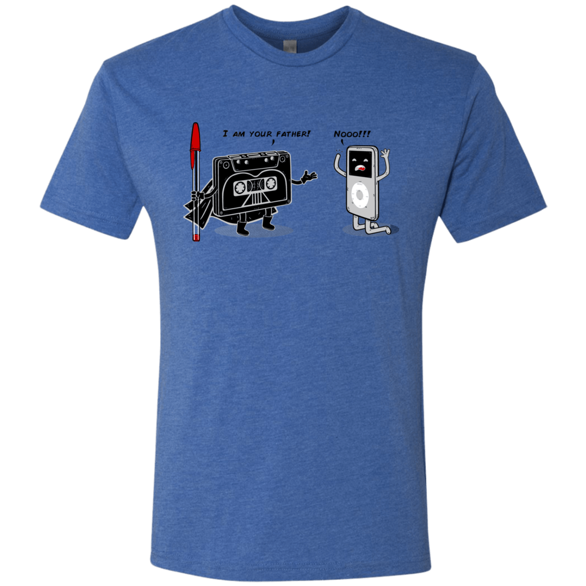 T-Shirts Vintage Royal / Small I Am Your Father Men's Triblend T-Shirt