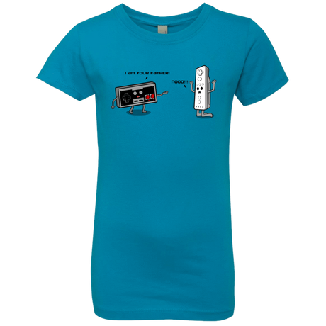 T-Shirts Turquoise / YXS I am your father NES Girls Premium T-Shirt