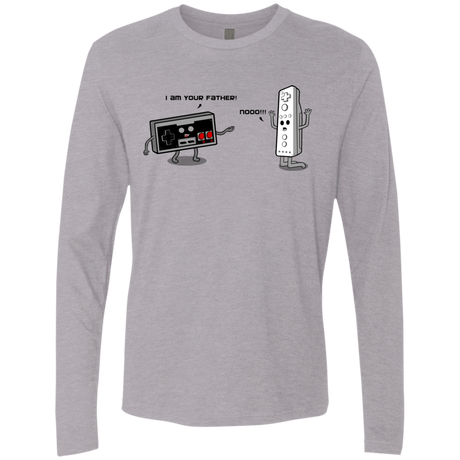 T-Shirts Heather Grey / Small I am your father NES Men's Premium Long Sleeve