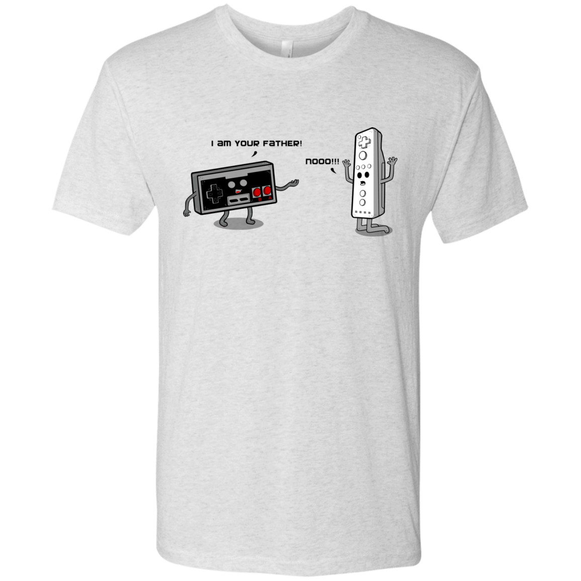 T-Shirts Heather White / Small I am your father NES Men's Triblend T-Shirt