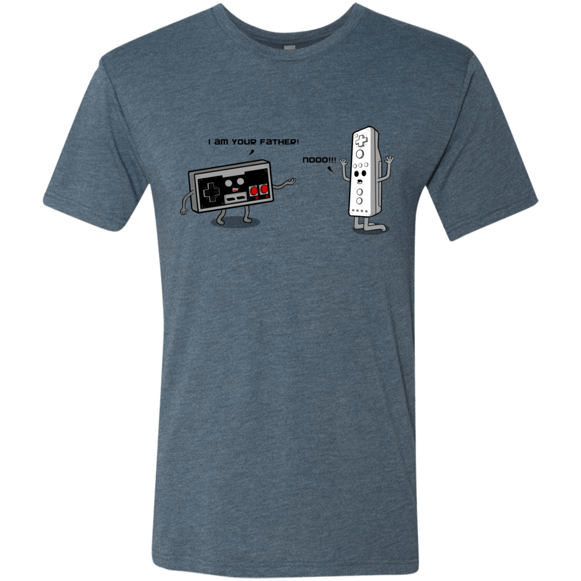 T-Shirts Indigo / Small I am your father NES Men's Triblend T-Shirt