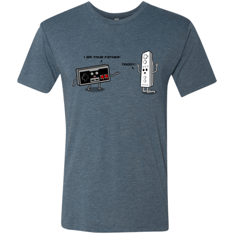 T-Shirts Indigo / Small I am your father NES Men's Triblend T-Shirt
