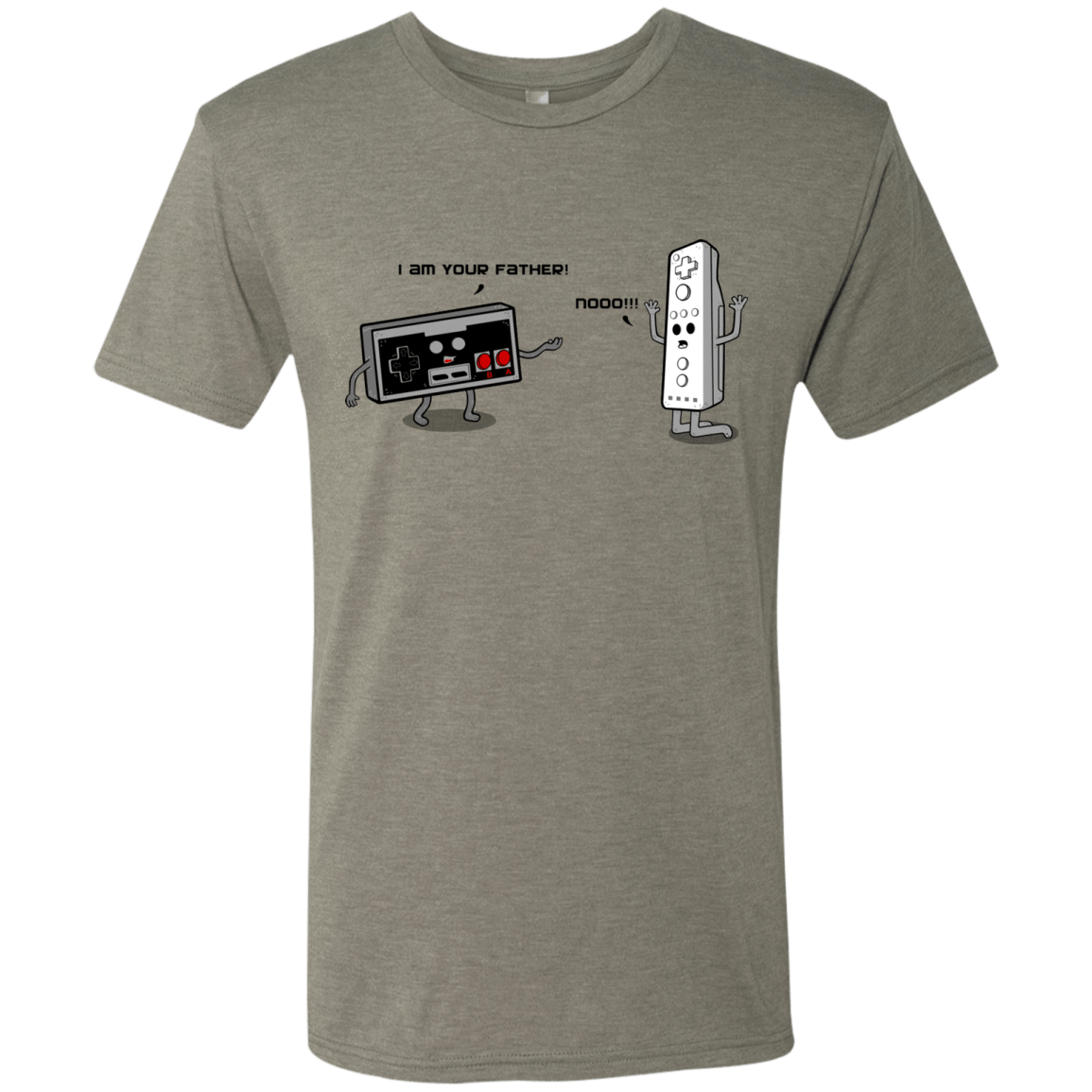 T-Shirts Venetian Grey / Small I am your father NES Men's Triblend T-Shirt